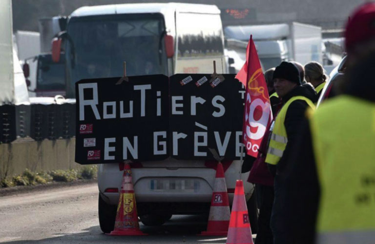 Routiers on greve