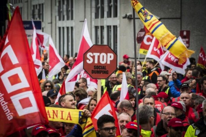 Protesta Bruselas Paquete1