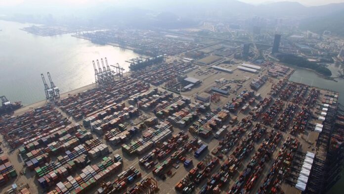 Yantian China contenedores Asia