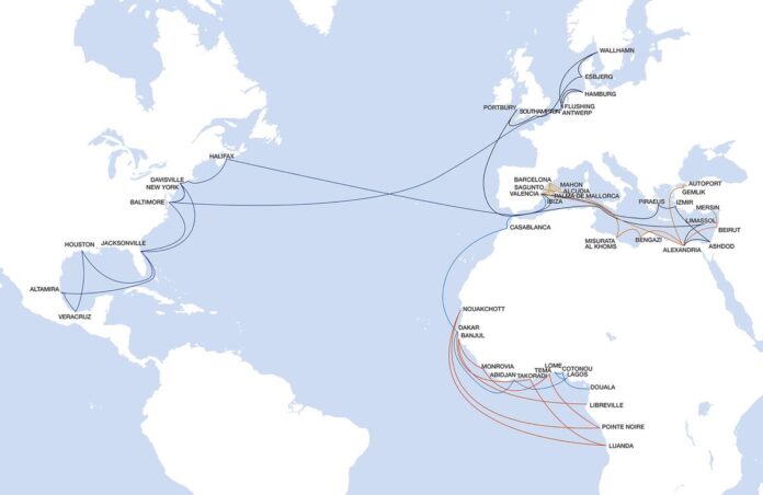 Mapa Conexiones Trasmed Grimaldi