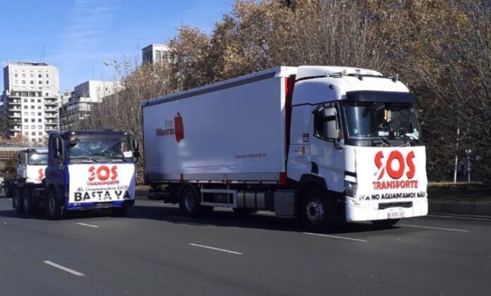 Basta Ya transportistas protesta 01