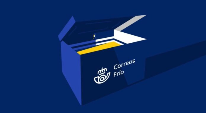 Correos Frio ilustracion caja isoterma NP