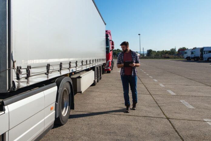 truck driver camion trailer