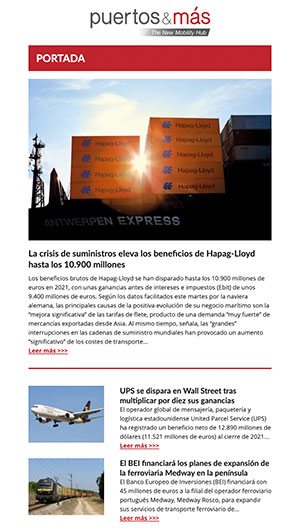 newsletter puertosymas