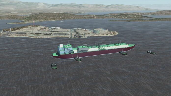 Qatargas vessel LNG Terminal simulation siport21