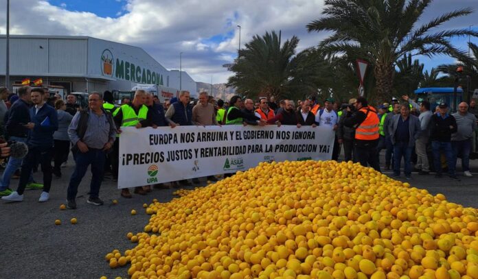 protestas asaja agricultores